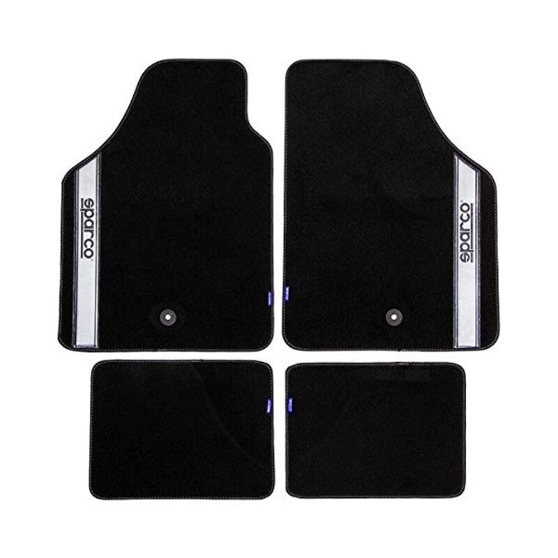 Conjunto de Tapetes de Carro  Strada 2012 B Universal Preto/Prateado (4 pcs)