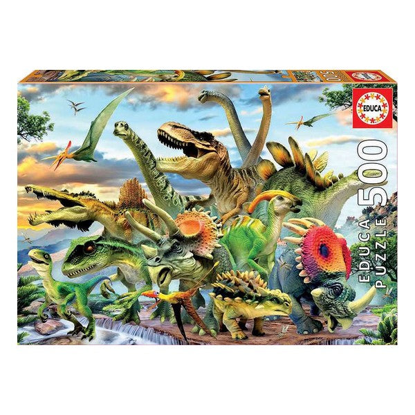 Puzzle  Dinossauros 500 peças