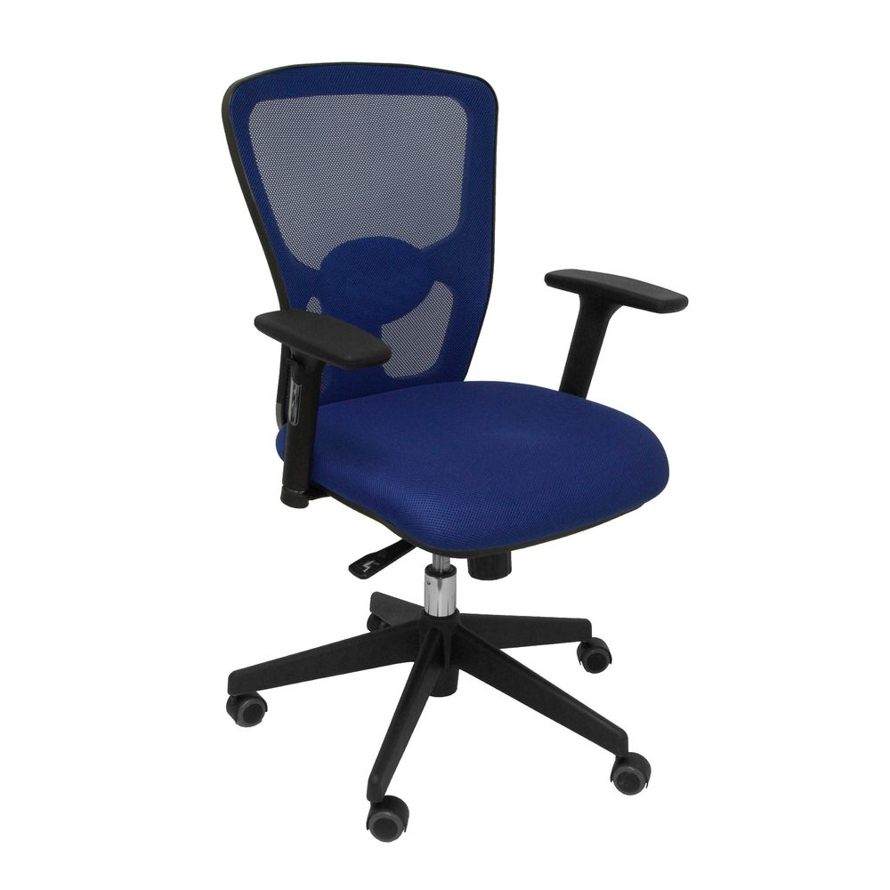 Silla de Oficina Pozuelo respaldo malla azul asiento 3D azul