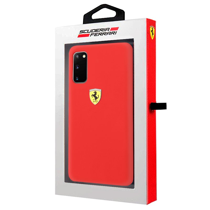 Carcasa  para Samsung G980 Galaxy S20 Licencia Ferrari Rojo