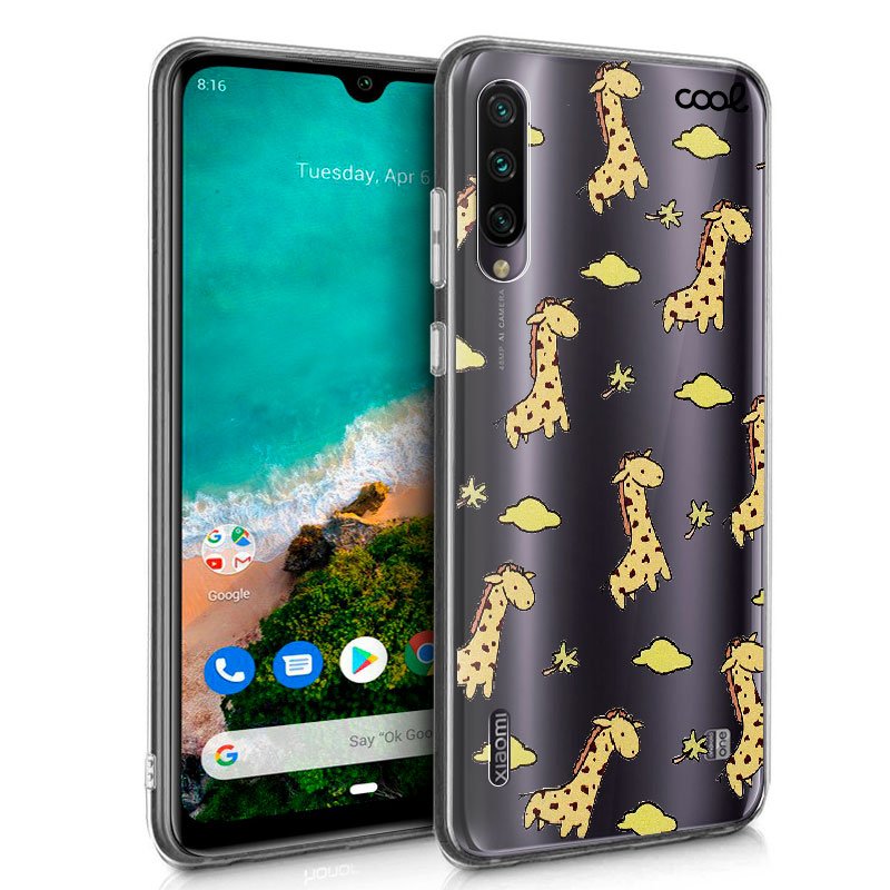 Carcasa  para Xiaomi Mi A3 Clear Jirafa