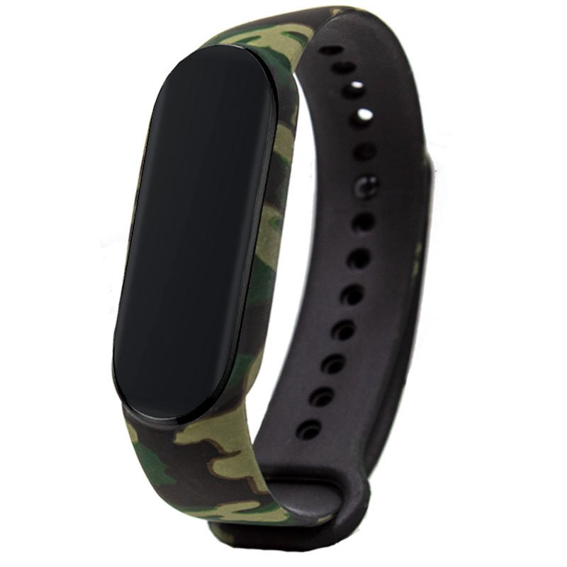 Correa  para Xiaomi Mi Band 5 / Mi Band 6 / Amazfit Band 5 Estampado Militar