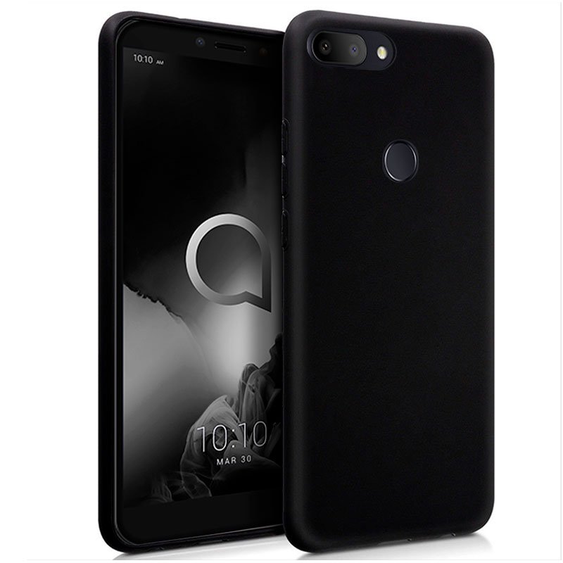 Funda  Silicona para Alcatel 1S / 1S (2019) Negro