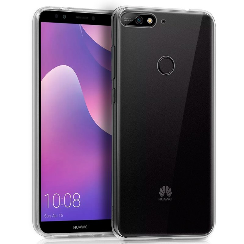 Funda  Silicona para Huawei Y7 (2018) / Honor 7C (Transparente)