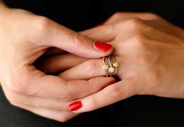 Vieri tiny mandala rings