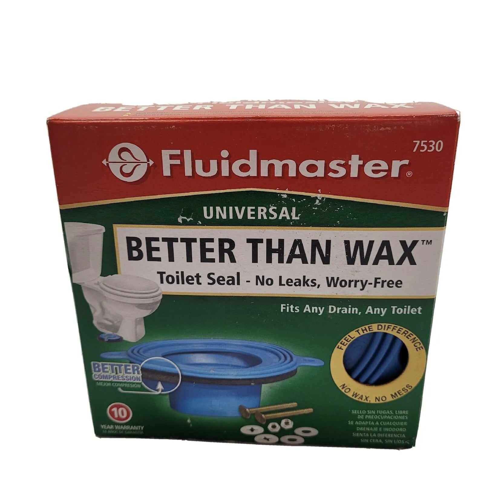 Fluidmaster Better Than Wax 5.5-in Blue Rubber Toilet Gasket