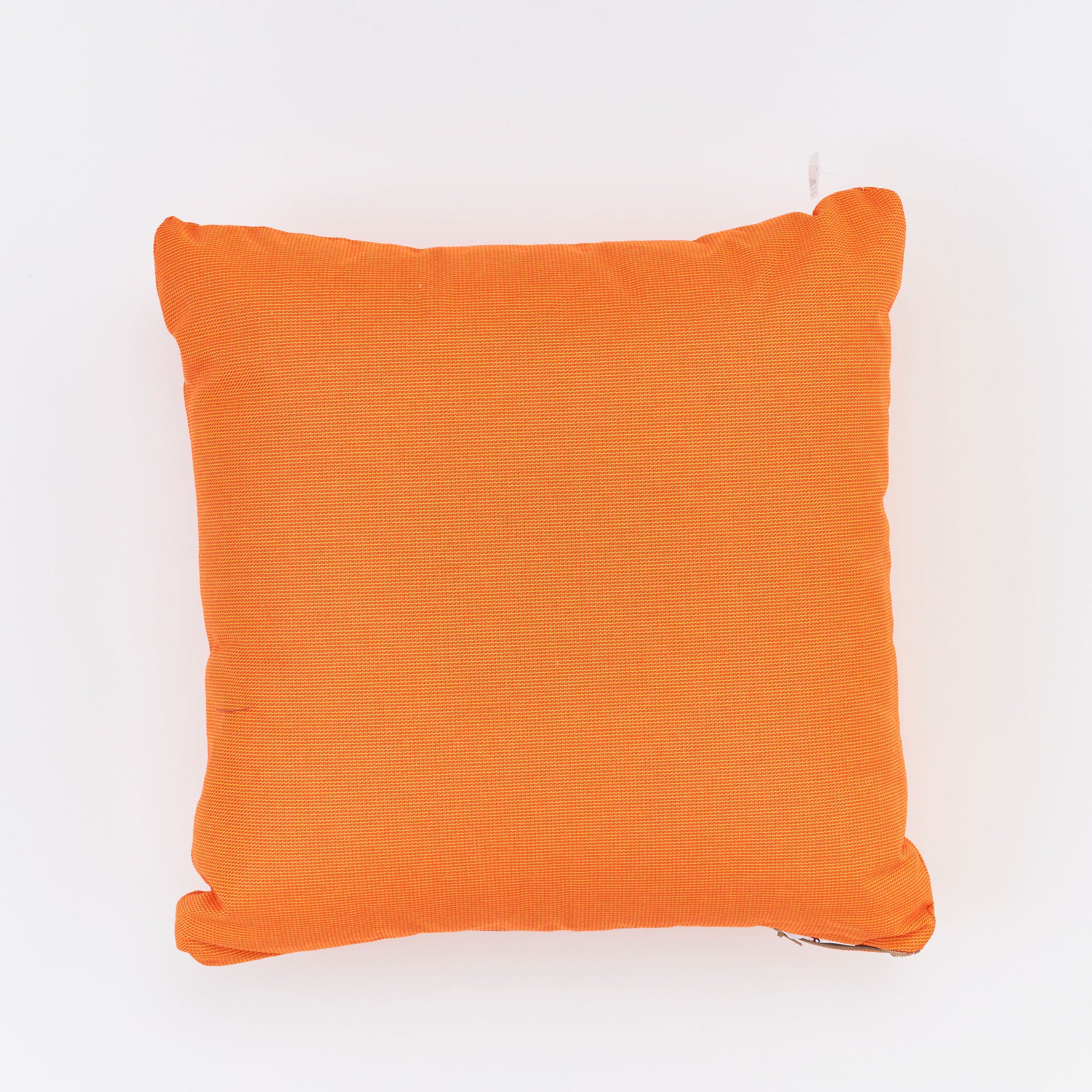  18" Pillow - 613 Rain Flash Tangerine - knife edge 