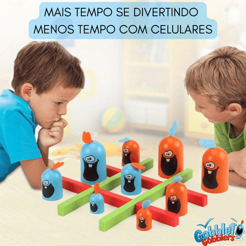 Jogo da Velha De Tabuleiro Nova Versão Educativo Interativo Para Crianças  Gobble