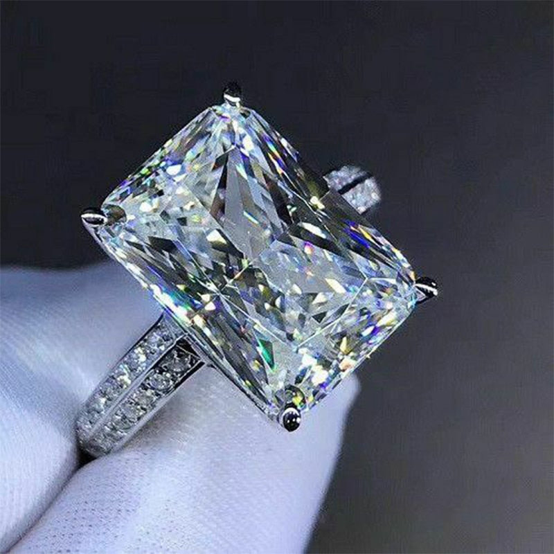 biggest square wedding ring