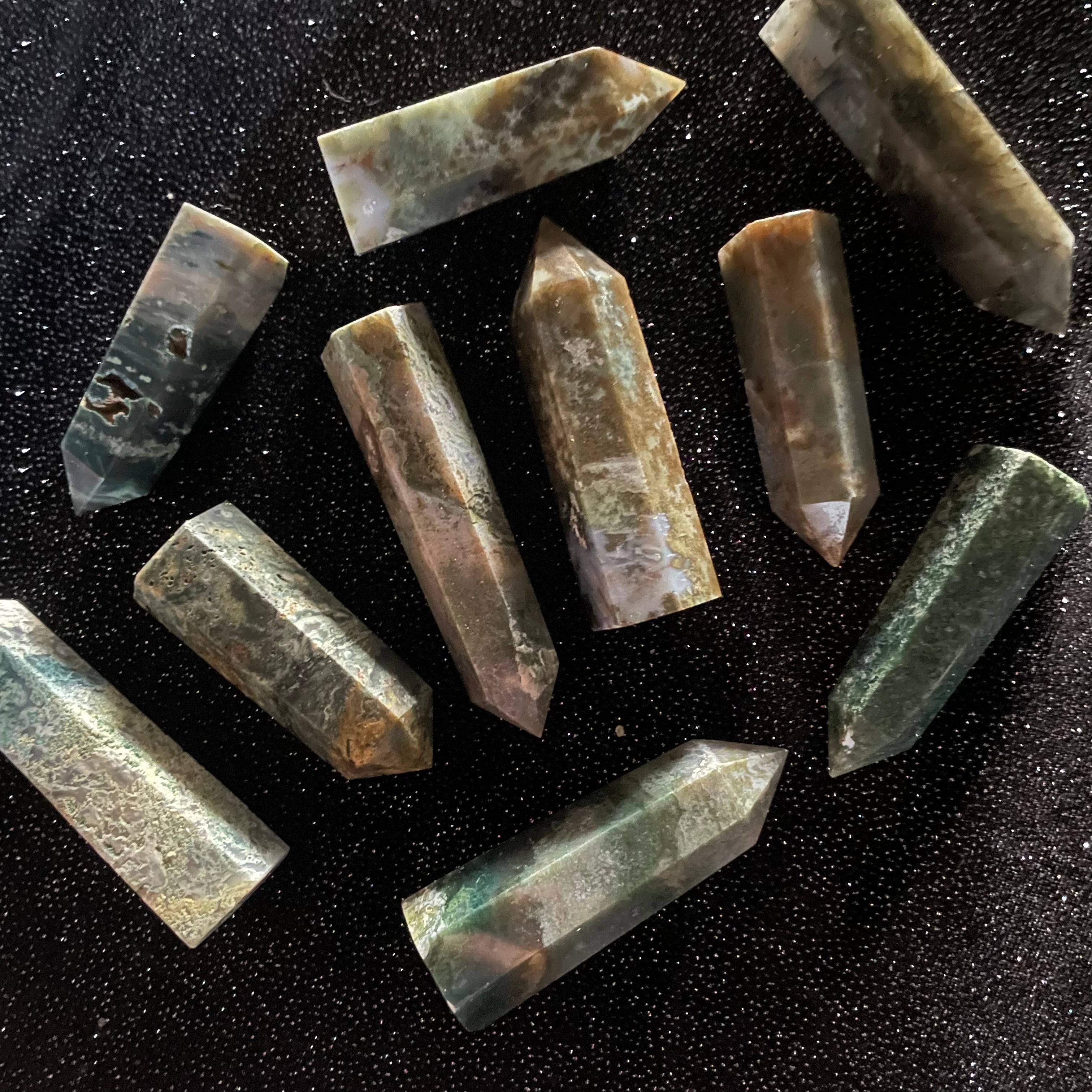 Moss Agate Points