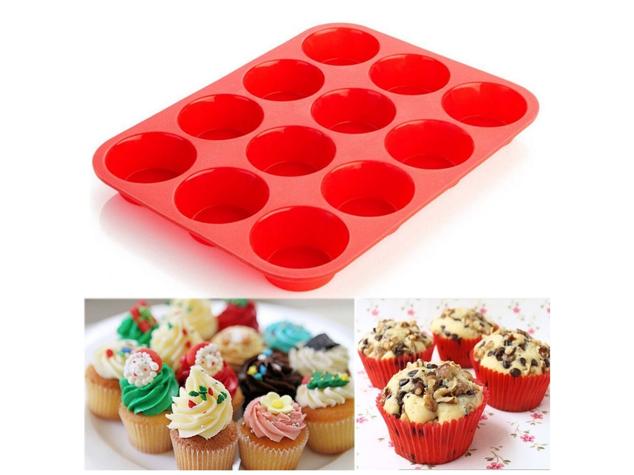 Arthur Conan Doyle goedkoop zomer Silicone Muffin Tray - Makes 12 Standard Muffins, Cupcakes, Soaps, etc –  123kitchens