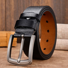 Load image into Gallery viewer, Men&#39;s leather luxury strap belt
