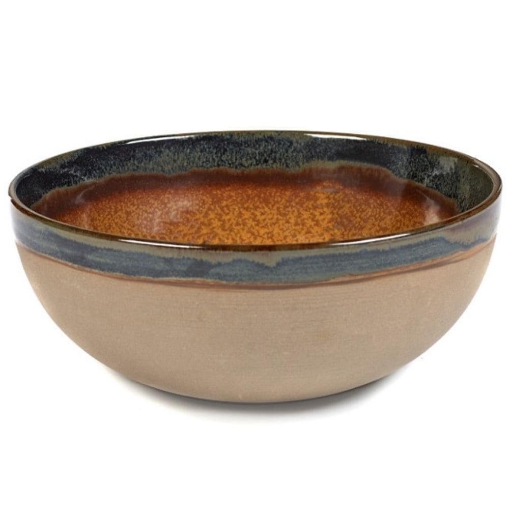 Opblazen weduwnaar Zonder twijfel Serax Surface bowl rusty brown diam. 23.5 cm. | by Sergio Herman – Shopdecor