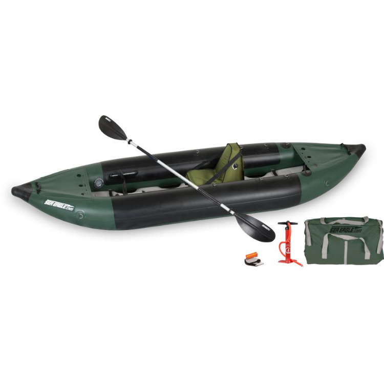 Sea Eagle 375fc FoldCat Pro Angler Inflatable Pontoon Fishing Boat