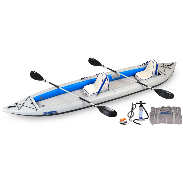 Sea Eagle FastTrack 385FT Inflatable Kayak - Splashy McFun