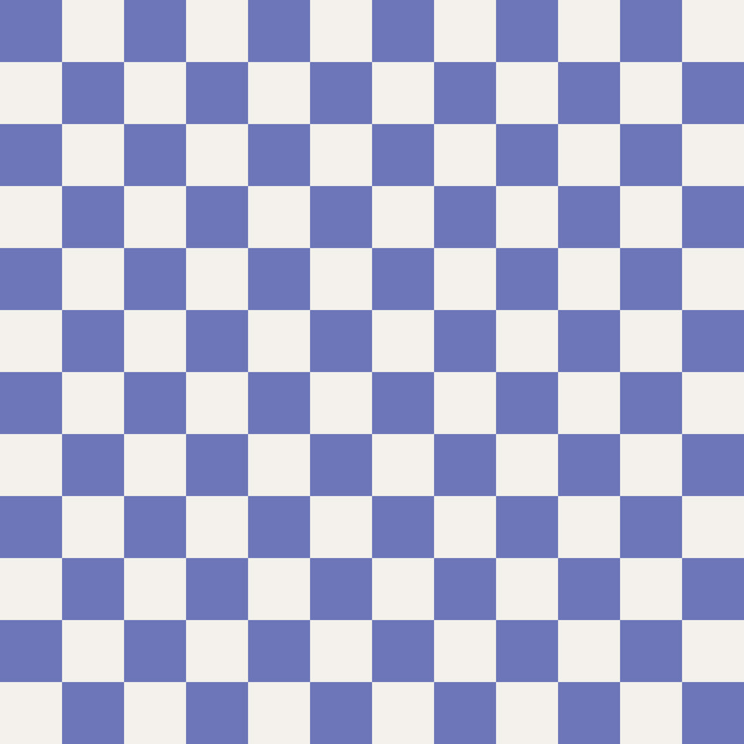 Checkmate Periwinkle Wallpaper