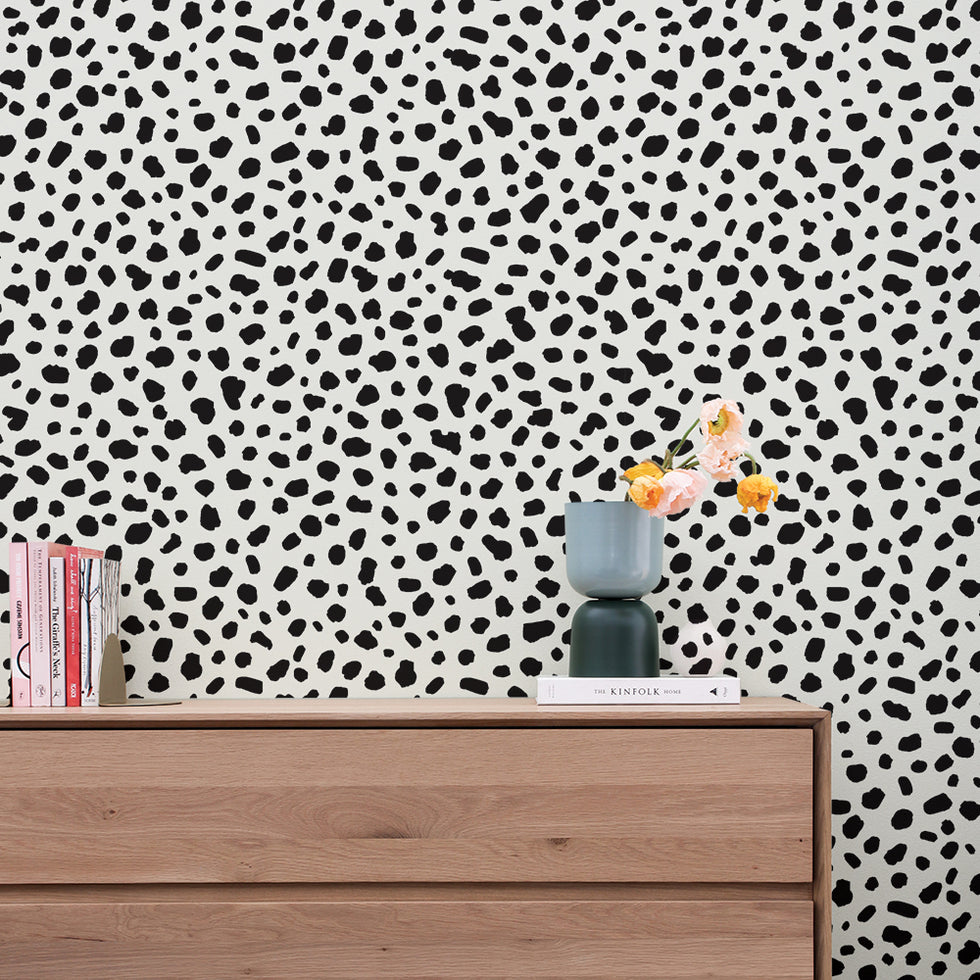 Scout Black And White Peel-And-Stick Wallpaper - Go Bold