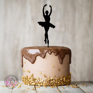 Ballerina Cake Topper - Aston Blue