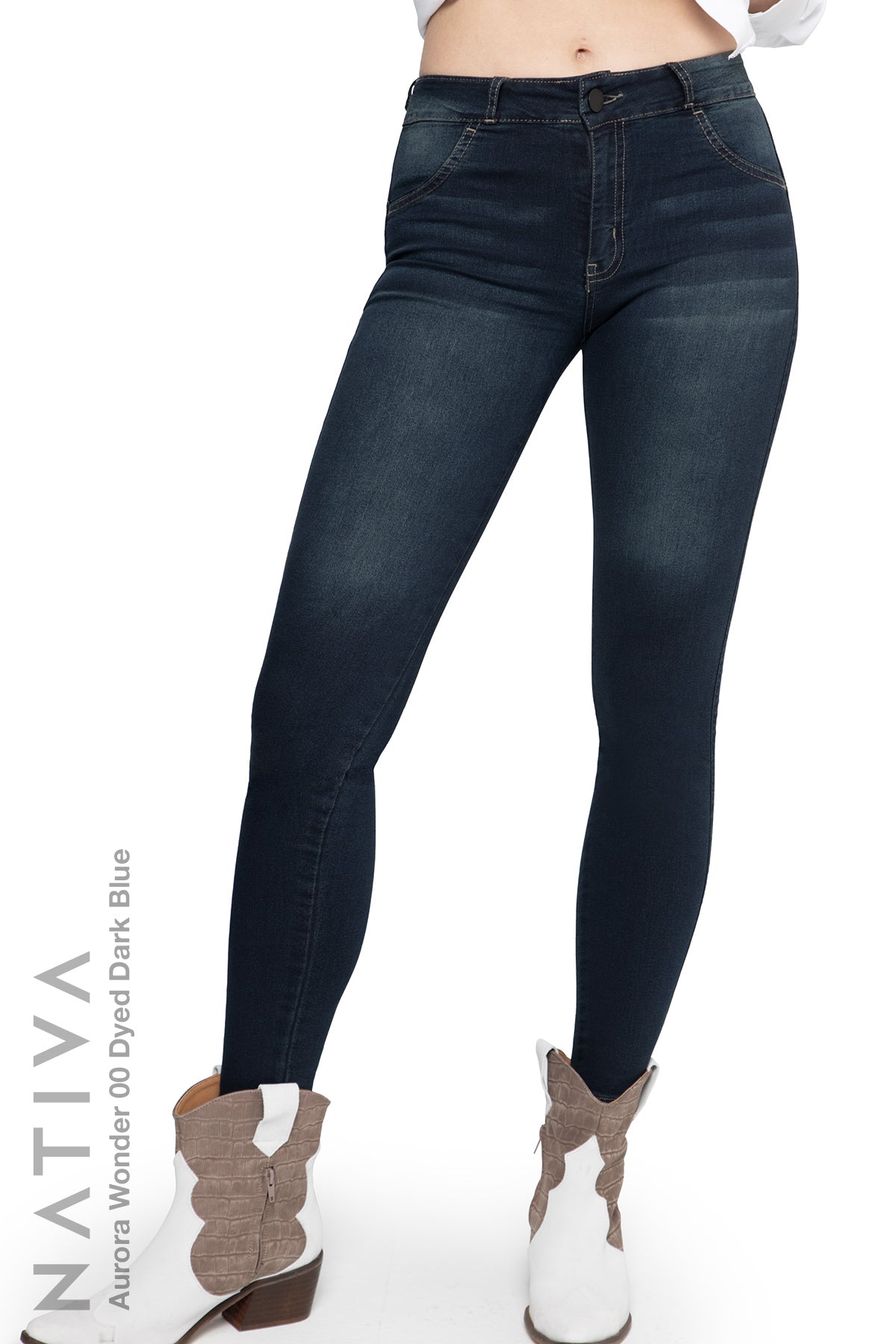 Sky blue jeans de Mujer Venta caliente Casual de Corea a mediados