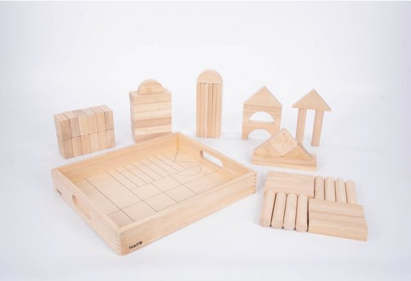 Wooden Jumbo Block Set - Pk54 0