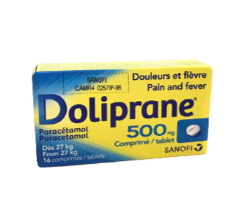 Doliprane Tabs 1000mg 8 comprimés pelliculés