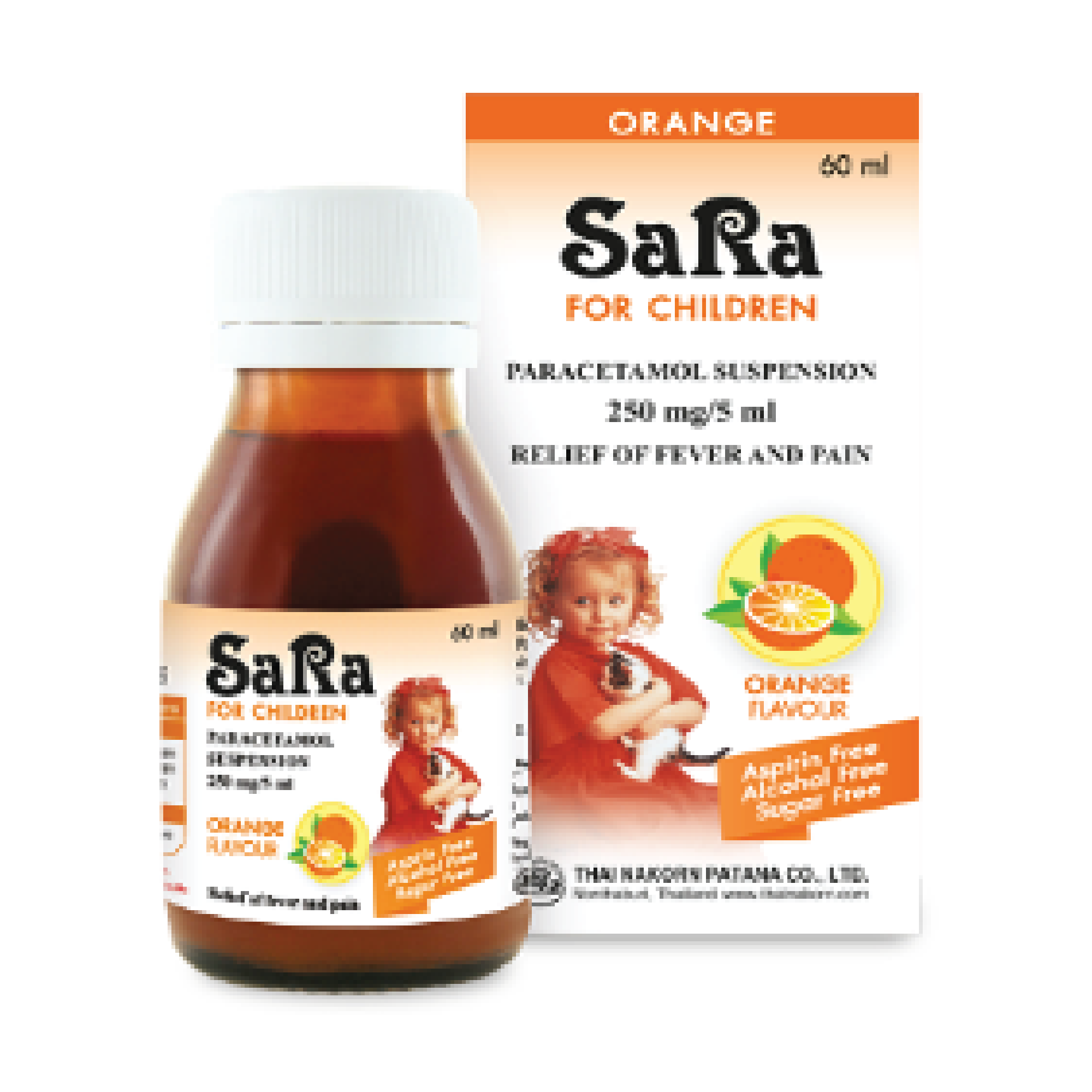 Sara 250mg Orange