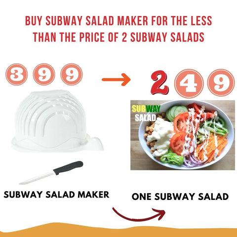 Subway Salad Maker Set – Ease My Kitchen