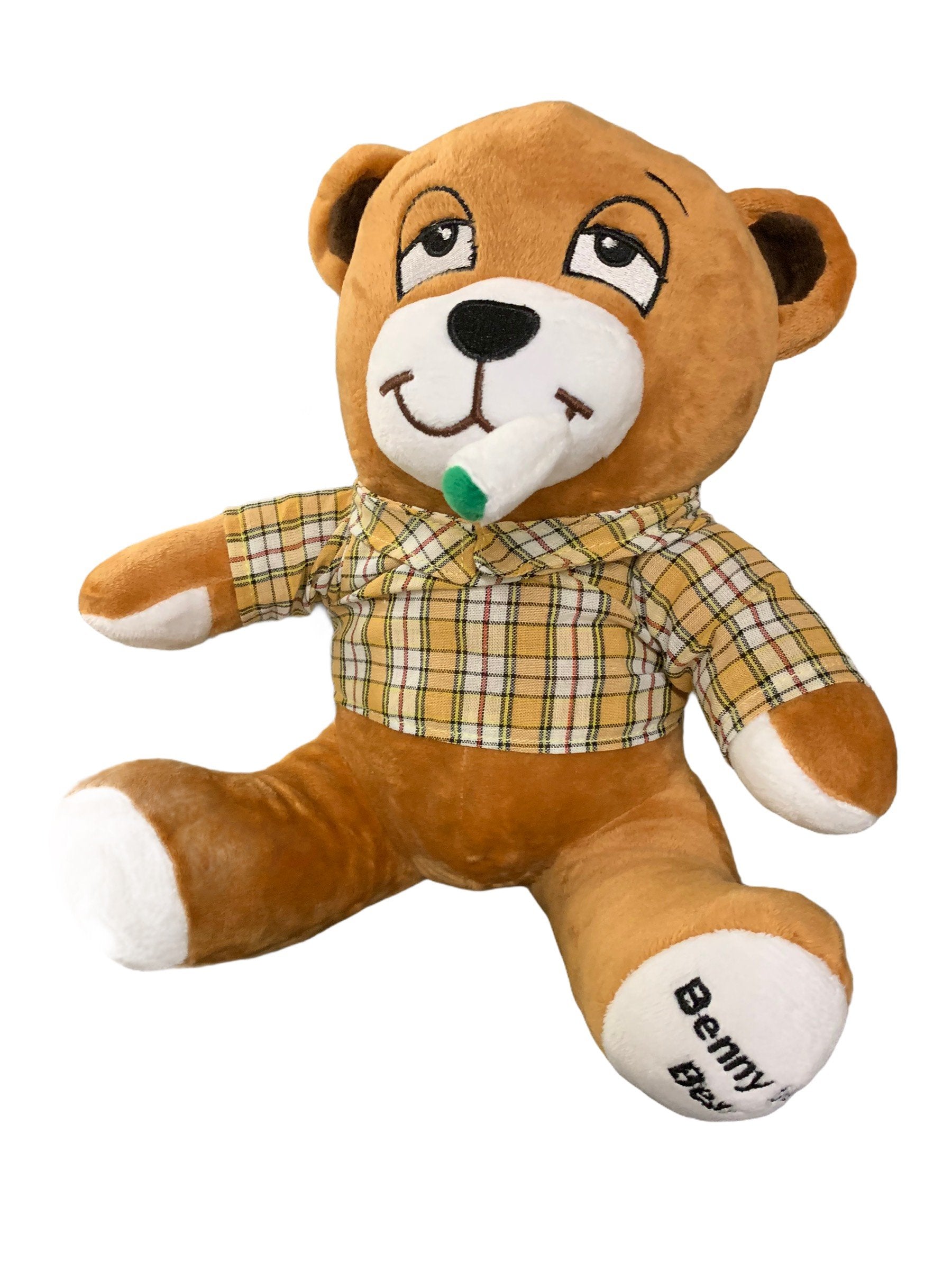 Lit Plush Benny the Bear MarijuanaAccessories.com