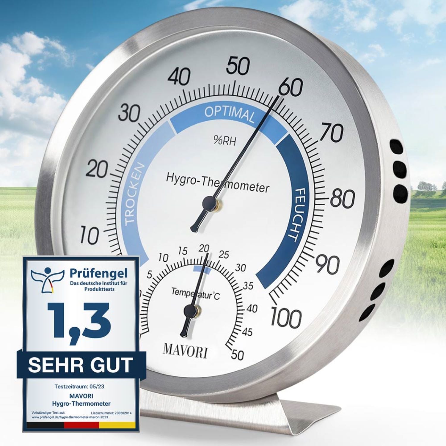 FUNK HYGRO-THERMOMETER – präzise Messwerte für innen und außen - NEU !