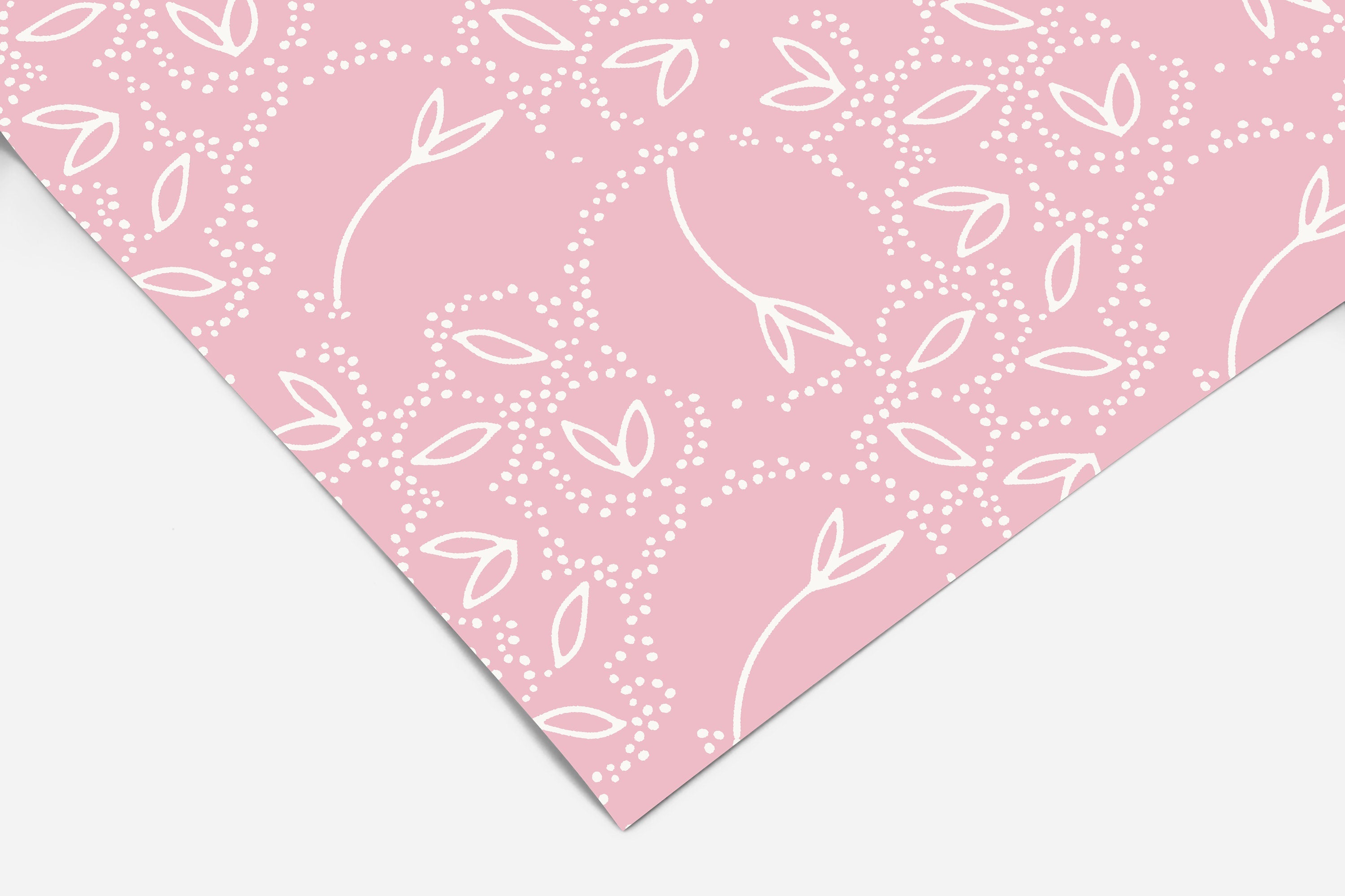 Sage Pink Floral Contact Paper