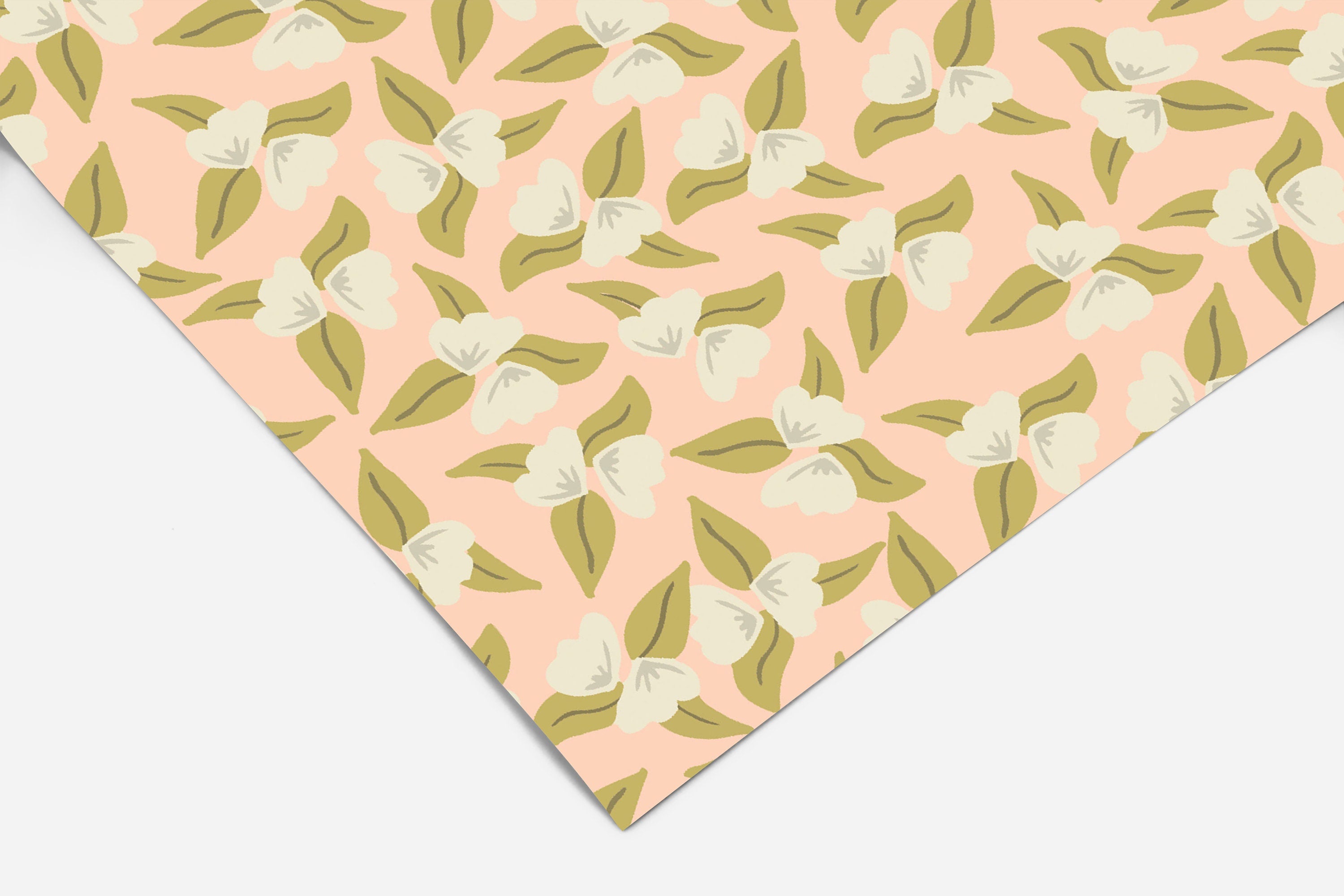 Sage Pink Floral Contact Paper | Peel And Stick Wallpaper | Removable  Wallpaper | Shelf Liner | Drawer Liner | Peel and Stick Paper 363