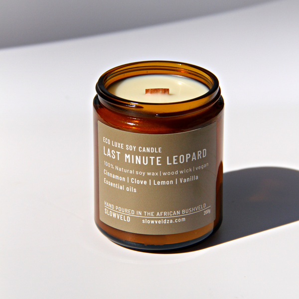 Last Minute Leopard Candle 200g