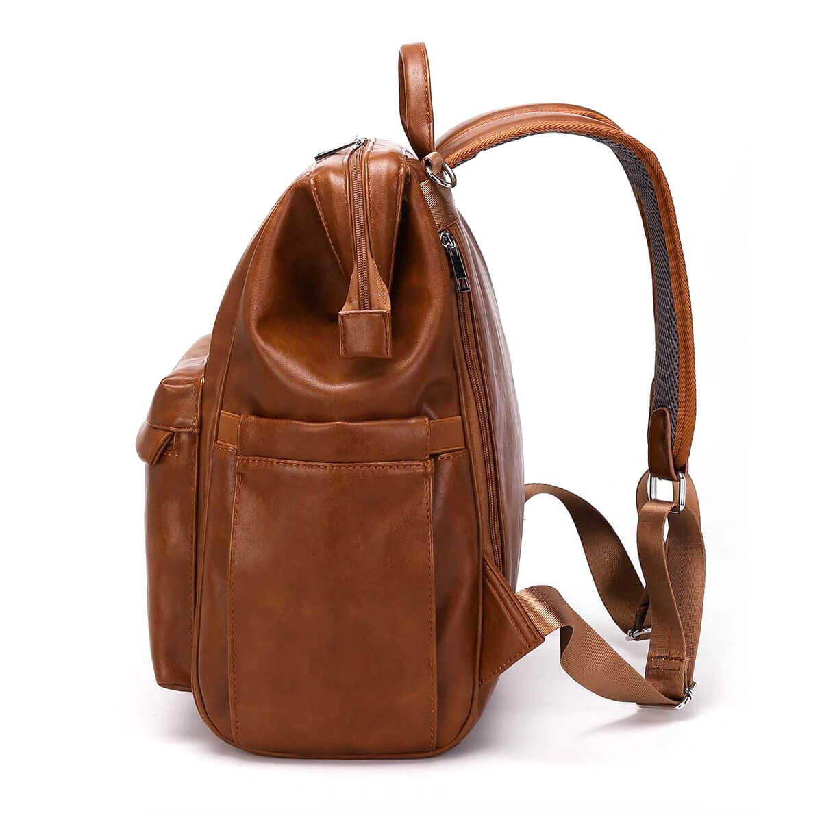 Genuine Leather Diaper Bag Backpack - La Mère Original Luxe – Azaria