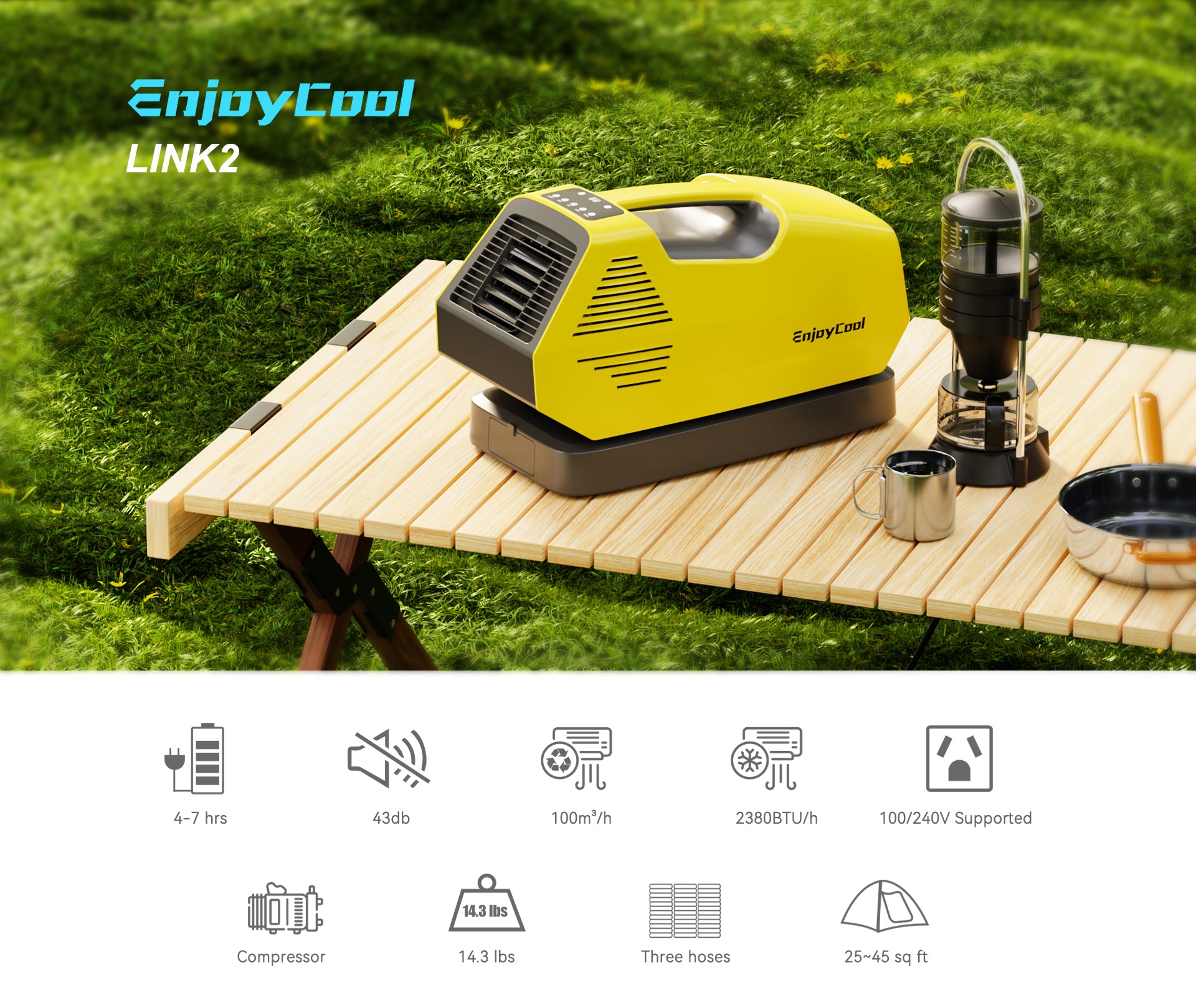 Take link2 （portable air conditoners，porable ac，standing airconditioner）and go deep into the embrace of nature and explore the magnificent natural scenery.