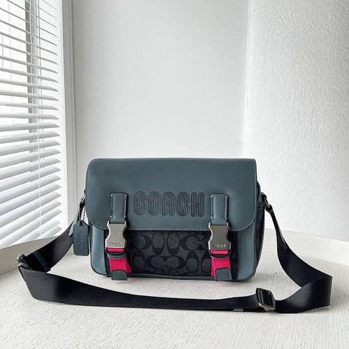 Coach Track Crossbody Colorblock With Patch – FACTORY OUTLET
