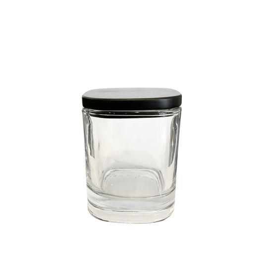 10 oz (300 ml) Frosted Clear Glass Candle Jar – World of Aromas