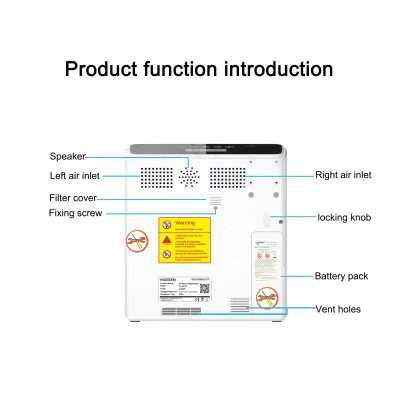 Portable 1L- 6L Continuous Flow Lightweight Mini Oxygen