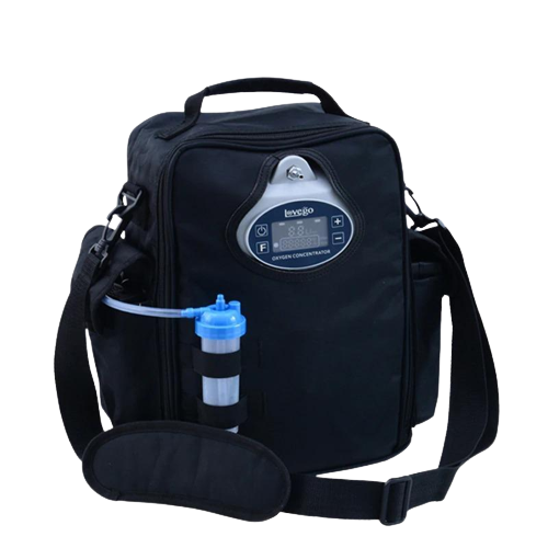 1L-1.5L Continuous Flow / 2.5L-4.5L Pulse Flow Mini Portable Oxygen Concentrator with 4 Hours Battery