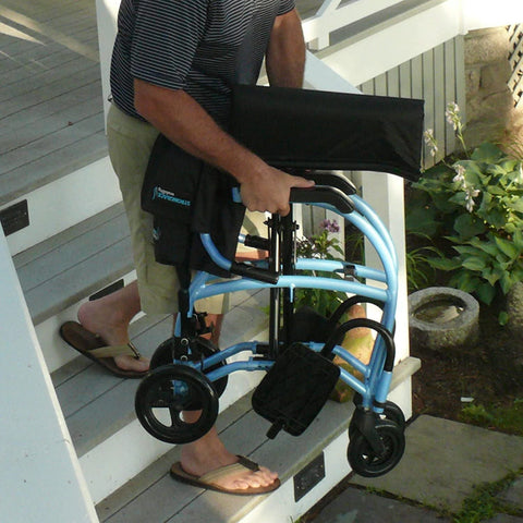 Lightweight Foldable Transport Chair I Built-in Adjustable