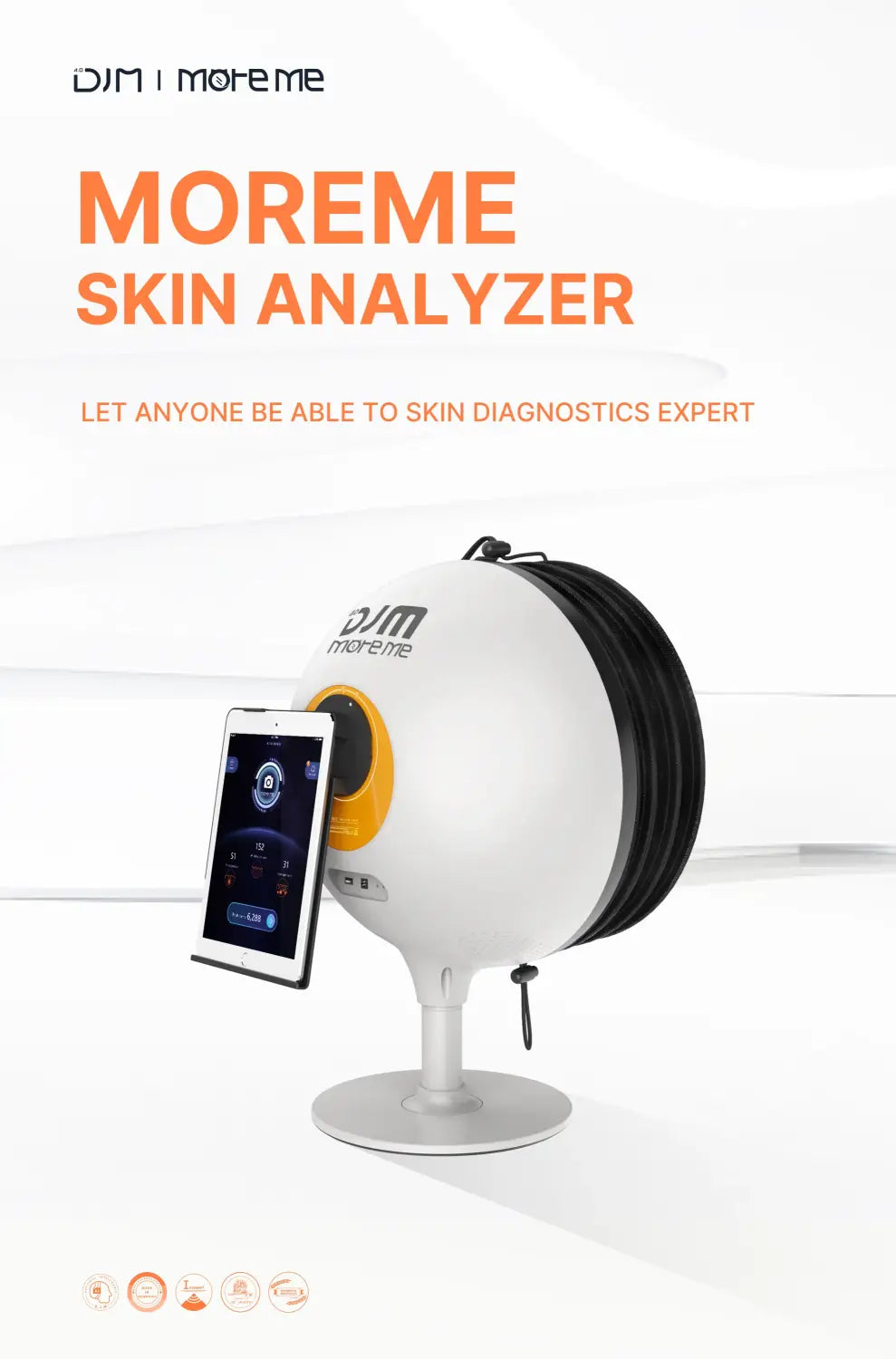 DJM Beauty Equipment Face Diagnostic Analysis Skin  Facial Analyzer Scanner machine