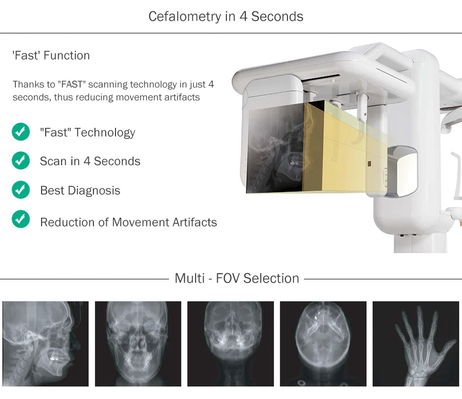 Multifunctional Apsaras 3D CBCT - Cone Beam Computed Tomography Oral CT Machine