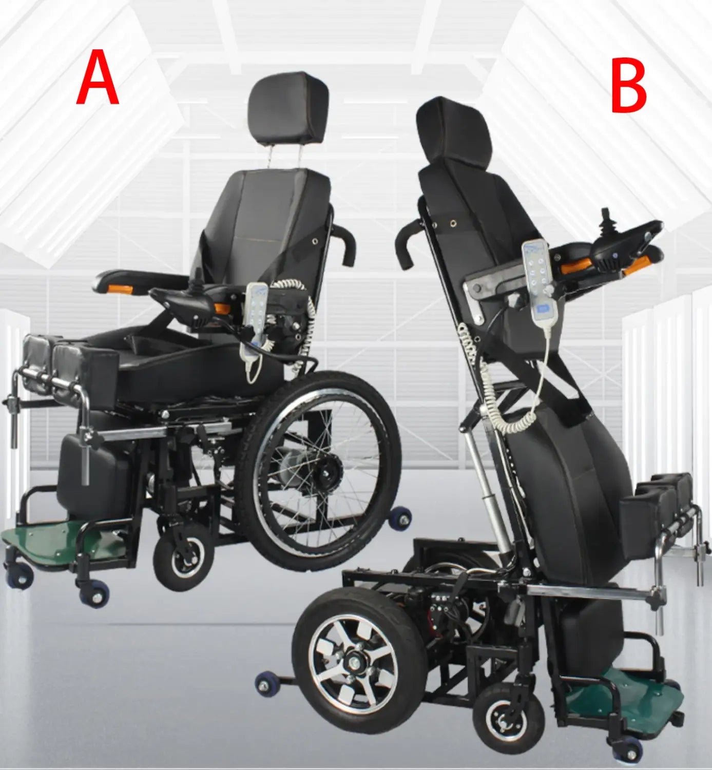 Meubon standing wheelchair Recline wheelchair Foldable power