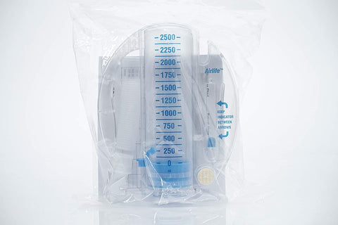 12 pack 2500ml AirLife Volumetric Incentive Spirometer