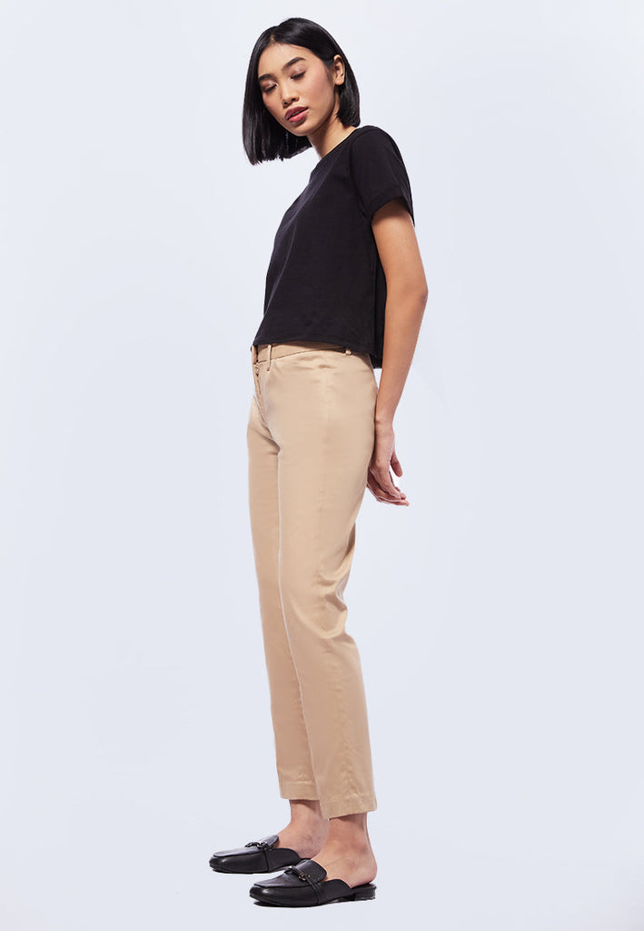 Promo Executive Basic Tapered Boston Editor Pants 5-LPWBSC503O435 Khaki -  Khaki, L - Kota Bekasi - Executive