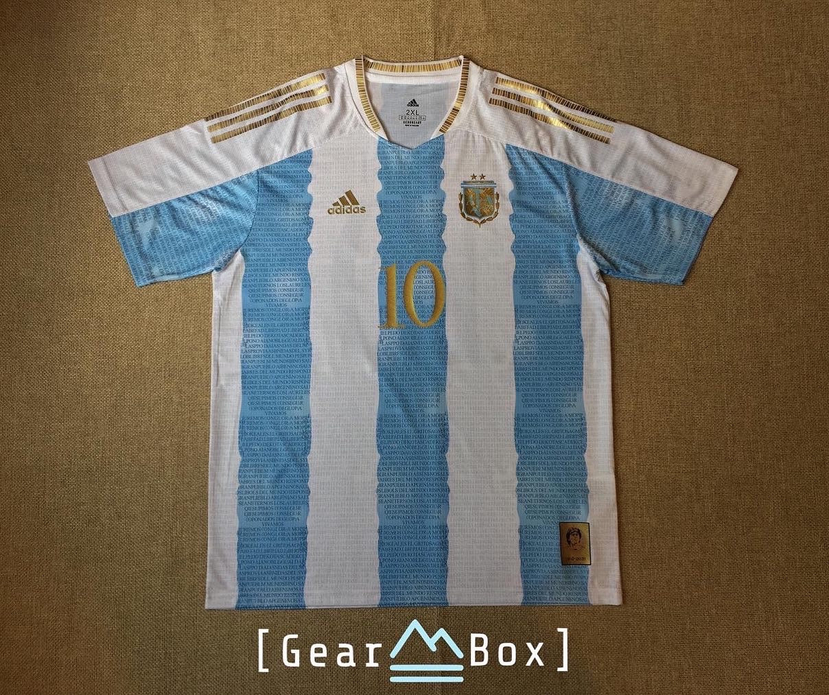 Official Argentina Commemorative Maradona Shirt, 2020 - Signed by Messi -  CharityStars