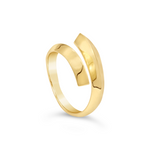 SHINNY SOLID WRAP GOLD RING