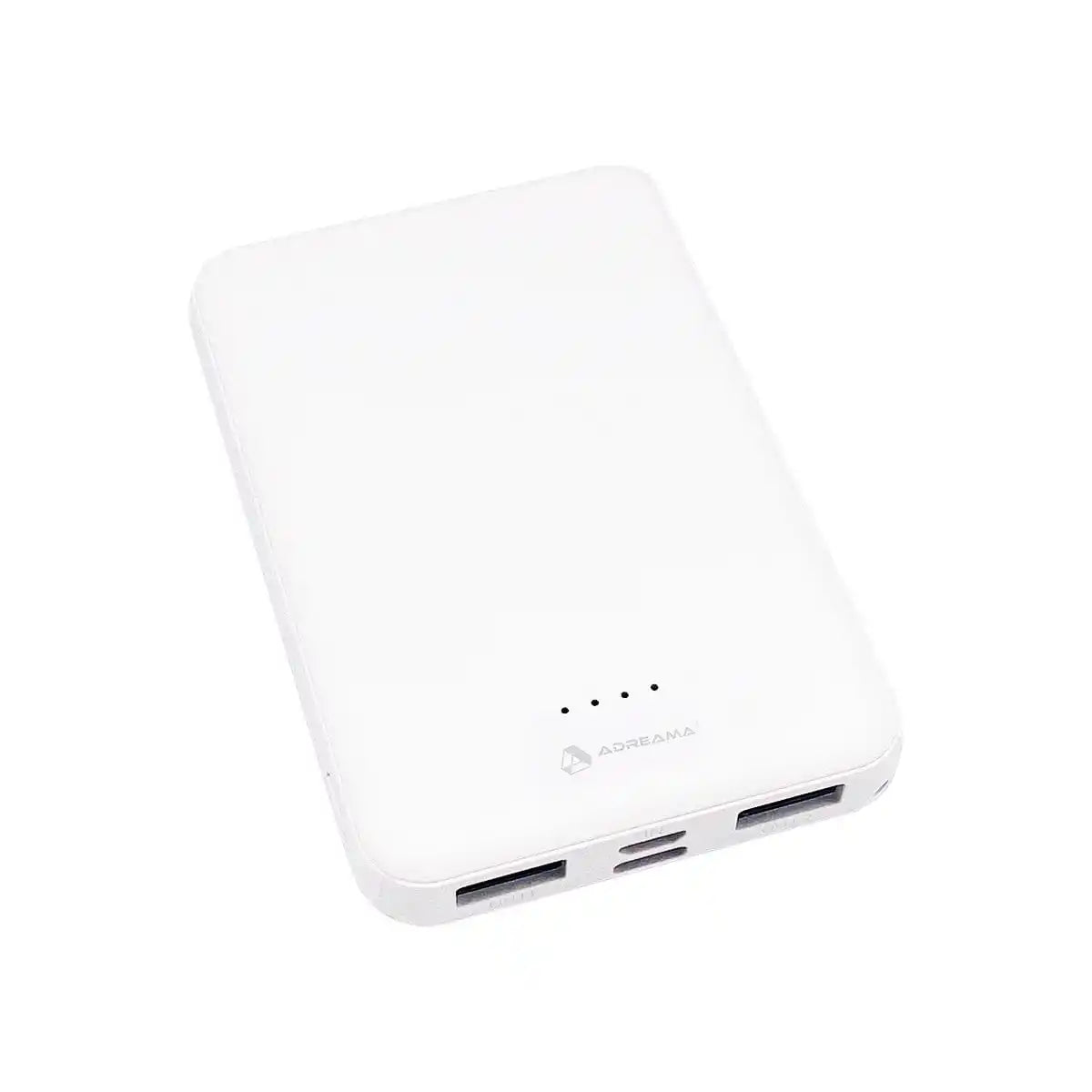 White 5000mAh Power Bank 10W