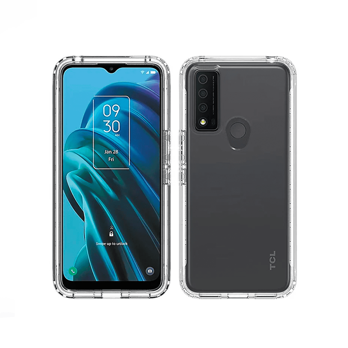 Adreama Crystal Clear Shockproof Case for TCL 30 XE 5G