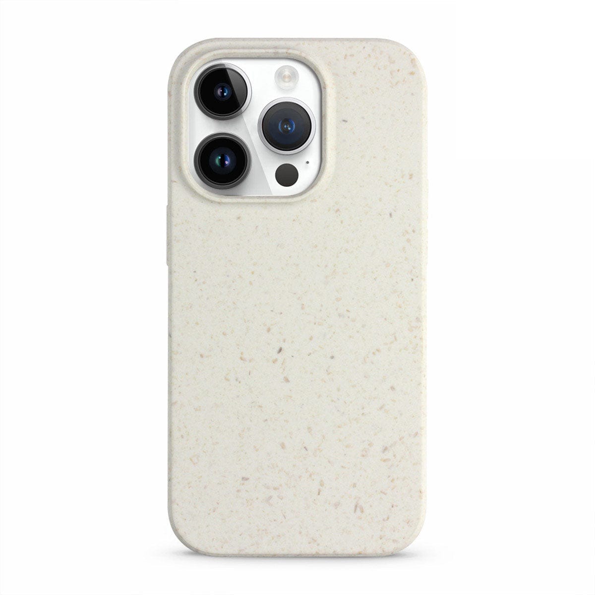 White Iphone 14 Pro Biodegradable Shockproof Case, Magsafe Compatible