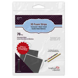 Black Foam Squares Mix 2MM Adhesive  Spellbinders Paper Arts -  Spellbinders Paper Arts